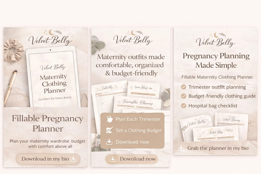 Velvet Belly Maternity Clothing Planner